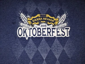 T-Shirt Sierra Nevada Brewing Company ""Oktoberfest"" 2015 2XL blau Baumwollmischung - Bild 1 von 3