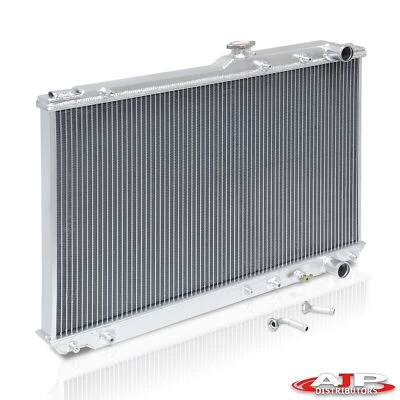 Dual 2 Row Full Aluminum Radiator For 1992-1993 Lexus ES300 Toyota Camry XV10 V6 - Image 1 of 4