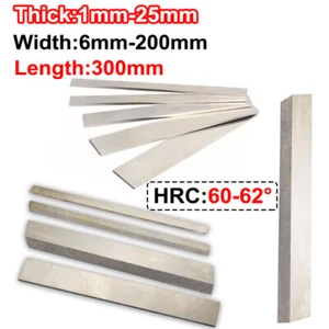 High Speed Steel Lathe Bar Turning Tool HRC 60-62° Thick 1mm - 25mm Length 300mm - Picture 1 of 24