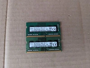 LOT OF 2 SK HYNIX HMA851S6DJR6N 4GB PC4 DDR4-2666V LAPTOP MEMORY RAM L4-9(14) - Picture 1 of 3