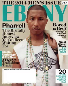 EBONY Magazine November 2014 Pharrell Williams Jennifer Carroll Year In Sports - Picture 1 of 3