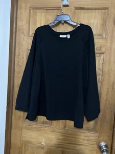 Women d&CO.Active 2X Black Shirt - Picture 1 of 9