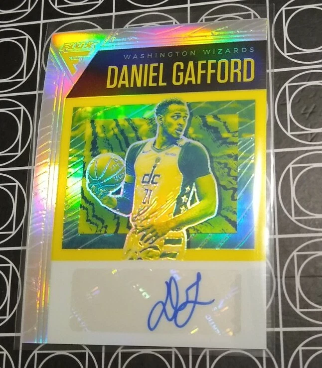 DANIEL GAFFORD WASHINGTON WIZARDS 2020-21 PANINI FLUX SILVER PRIZM AUTO !! - Image 1 of 1