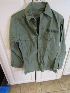 VINTAGE US MILITARY SHIRT JACKET US ARMY VIETNAM ERA OG-107 DATED 1967 #14 - Picture 1 of 3