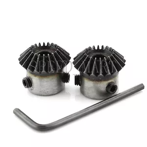 2 paraguas de metal 1M-20T diente biselado engranaje de motor helicoidal 20 dientes 8 mm diámetro - Imagen 1 de 6
