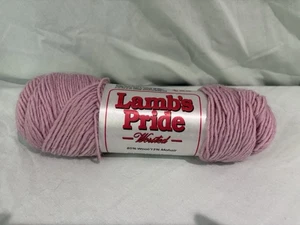 Lamb's pride yarn M-34 Victorian pink 113g/4oz 85% wool/15% mohair worsted - Picture 1 of 2