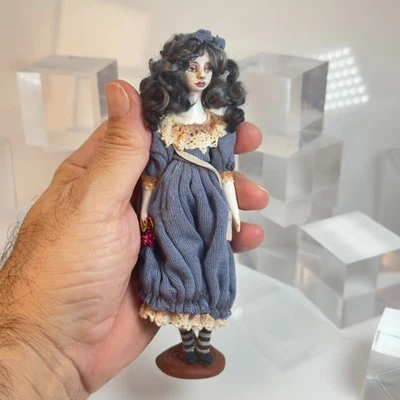 Artisan娃娃屋微型艺术角色娃娃以太女孩1:12比例YN89 — 第 1/4 张图片