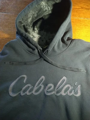Sudadera con Capucha Forrada Camuflada Cabela's. Negro. 2XL XXL Foto 1 de 4
