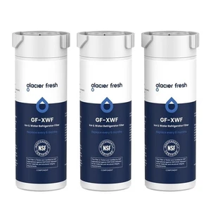 GLACIER FRESH XWF Replacement for GE XWF Refrigerator Water Filter Pack of 3 New - Picture 1 of 1