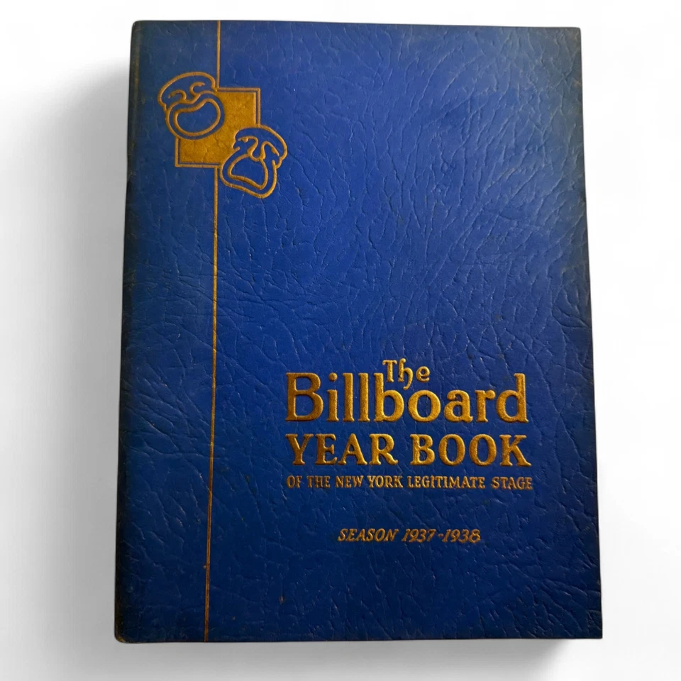The Billboard Year Book 1937-1938 – NY Stage Theater Reference Book Foto 1 de 4