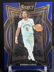 Stephon Castle 2024 Panini Select #256 RC San Antonio Spurs - Bild 1 von 2
