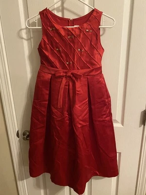 Vestido de Natal vermelho feminino edições raras tamanho 8 - Imagem 1 de 3