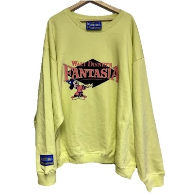 Sudadera Disney FANTASIA x Pleasing Sorcerer Mickey Logo Cuello Redondo Talla 5XL Foto 1 de 4