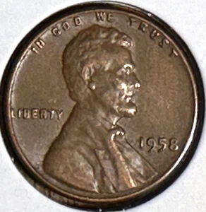 Centavo de trigo Lincoln 1958 - Imagen 1 de 4