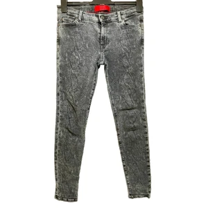 Hugo Boss Womens Skinny Jeans Patterned Stretch Black - Picture 1 of 22