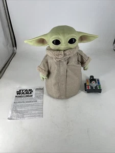Mattel Baby Yoda Grogu Animatronic Toy Moves & Talks Tested & Works. With Remote - Picture 1 of 11