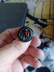 Stainless Steel Knights Templar Ring, Size 11 - Picture 1 of 3