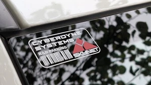 Cyberdyne Systems Skynet Parkausweis Aufkleber - Bild 1 von 2