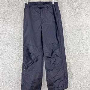 Obermeyer Ski Pants Junior 14 Black Snowboard Snow Tube Full Zip Outdoor - Picture 1 of 12