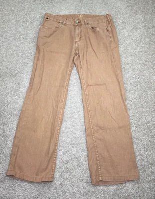Tommy Bahama Pantalones Mezcla Lino Coral 33 x 27 Suave Ligero Para Hombre Naranja Foto 1 de 4