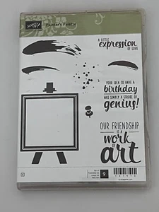 STAMPIN’ UP! • PAINTER’s PALETTE • Staffelei Rahmen, Thumbtack • 9 STEMPELSET - Bild 1 von 3