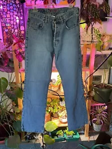 Silver Jeans Frisco High Rise Str Leg Button Fly Blue Denim U8599SU 31x31 R11.25 - Picture 1 of 10