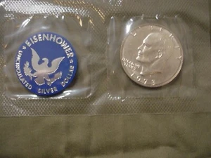 1973 40% Silver Isenhower Dollar Coin 0 S&H - Picture 1 of 6