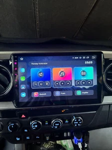 Car Radio GPS Stereo Navi For Toyota Tacoma 2016-2021 Android 13 Apple CarPlay - Picture 1 of 16