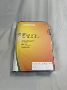 Microsoft Office 2007 Home Student w/ Product Key Word Excel PowerPoint OneNote - Picture 1 of 5