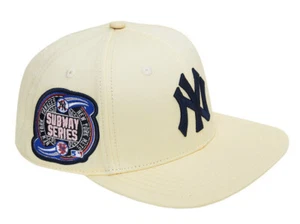 NEW YORK YANKEES LOGO SUBWAY SERIES SNAPBACK Pro Standard Hat Cream - Picture 1 of 5