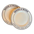 House Of Blues Rubicon Ware Dinner Plate Pair Ahimsa Sathya Prema Shanti Dharma