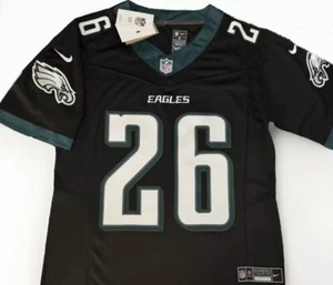 Jersey XL Saquon Barkley #26 Vapor FUSE Negro Elite Quality Eagles - Imagen 1 de 10