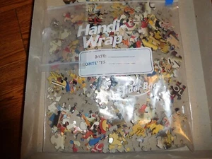 PARKER BROTHERS MONOPOLY THROUGH THE YEARS 550 PIECE PUZZLE WITH GIRAFFE TOKEN - Picture 1 of 8