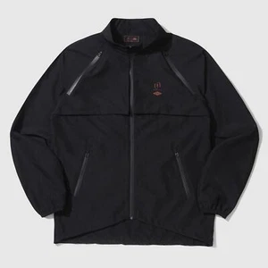 Chaqueta cortavientos negra con cremallera completa Umbro Undermycar Techwear talla L RARA - Imagen 1 de 14