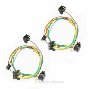 Left + Right Headlight Wire Harness Connector Kit For DC111 Mercedes W203 C320 - Picture 1 of 5