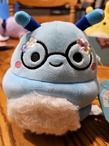 NWT SQUISHMALLOWS Easter 5" CORDELIA CATERPILLAR Plush Spring Floral FREE SHIP - Picture 1 of 5