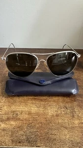 Vintage American Optical Aviator Sunglasses With Case!! DSA-1-3330-64-E Rare - Picture 1 of 11