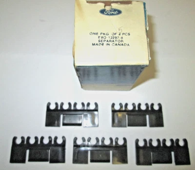NOS 65 72 Mustang Fairlane Ford T-Bird Ignition Wire Separators B8Q-12297-A - Image 1 of 2