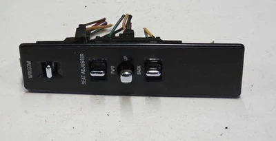 94' - 96' Cadillac Deville interruptor de ventana de pasajero y ajuste de asiento OEM negro Foto 1 de 3