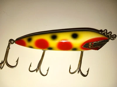 Heddon 1600S Deep Diving Wiggler EX+ Late Teens Foto 1 de 4