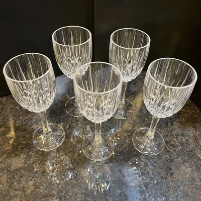 Juego de 5 copas de vino de cristal Gorham REGALTA 97-99 7 3/4 - Excelente estado Foto 1 de 4