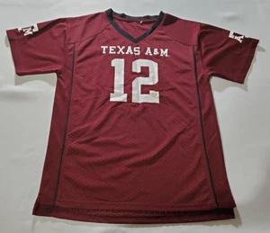 Maglia Texas A&M University Aggies #12 Calcio Marrone * - Foto 1 di 4