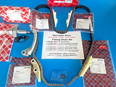 Kit de cadena de distribución Mercedes Benz 84-85 380SL - 380SE - 420SEL - cadena original Iwis Foto 1 de 3