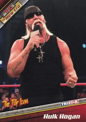 Tarjeta Hulk Hogan 2010 TriStar TNA New Era #3 WWE WCW WWF AWA Pro Wrestling Legend Foto 1 de 4