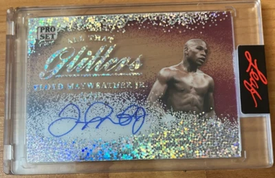 2023 Leaf Pro Set All That Glitters Floyd Mayweather Jr. Certified Auto #11/25! - Image 1 of 3