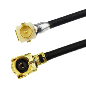 2-Pack Bingfu IPEX IPX U.FL Male to Female Right Angle 1.13mm Cable 30cm - Picture 1 of 3