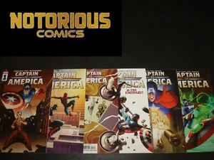 Captain America 1 2 3 4 5 6 Complete Comic Lot Set Straczynski EXCELSIOR BIN - Picture 1 of 2