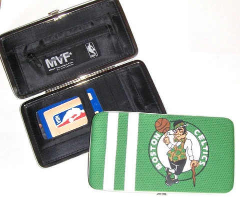 NEW BOSTON CELTICS BASKETBALL JERSEY CLUTCH SHELL WALLET Cover