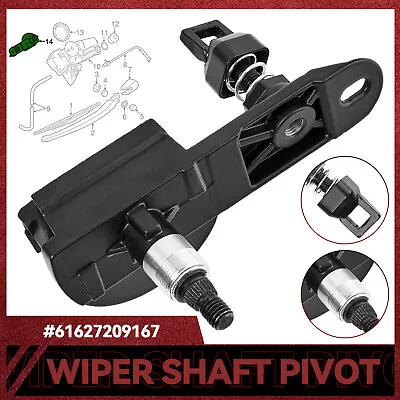 WIPER SHAFT PIVOT TOURING REAR WIPER 61627209167 WIPERSHAFT FOR BMW 3' 5'E61 E91 - Image 1 of 4