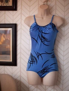 Vintage 1980s Girl's Women's Size S Bathing Suit One Piece Swimsuit - Picture 1 of 15